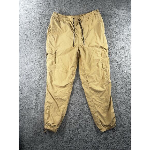 Lckr Pants Men XL Cargo Elastic Drawstring‎ Waist Parajumper Utility Nylon - Picture 1 of 7
